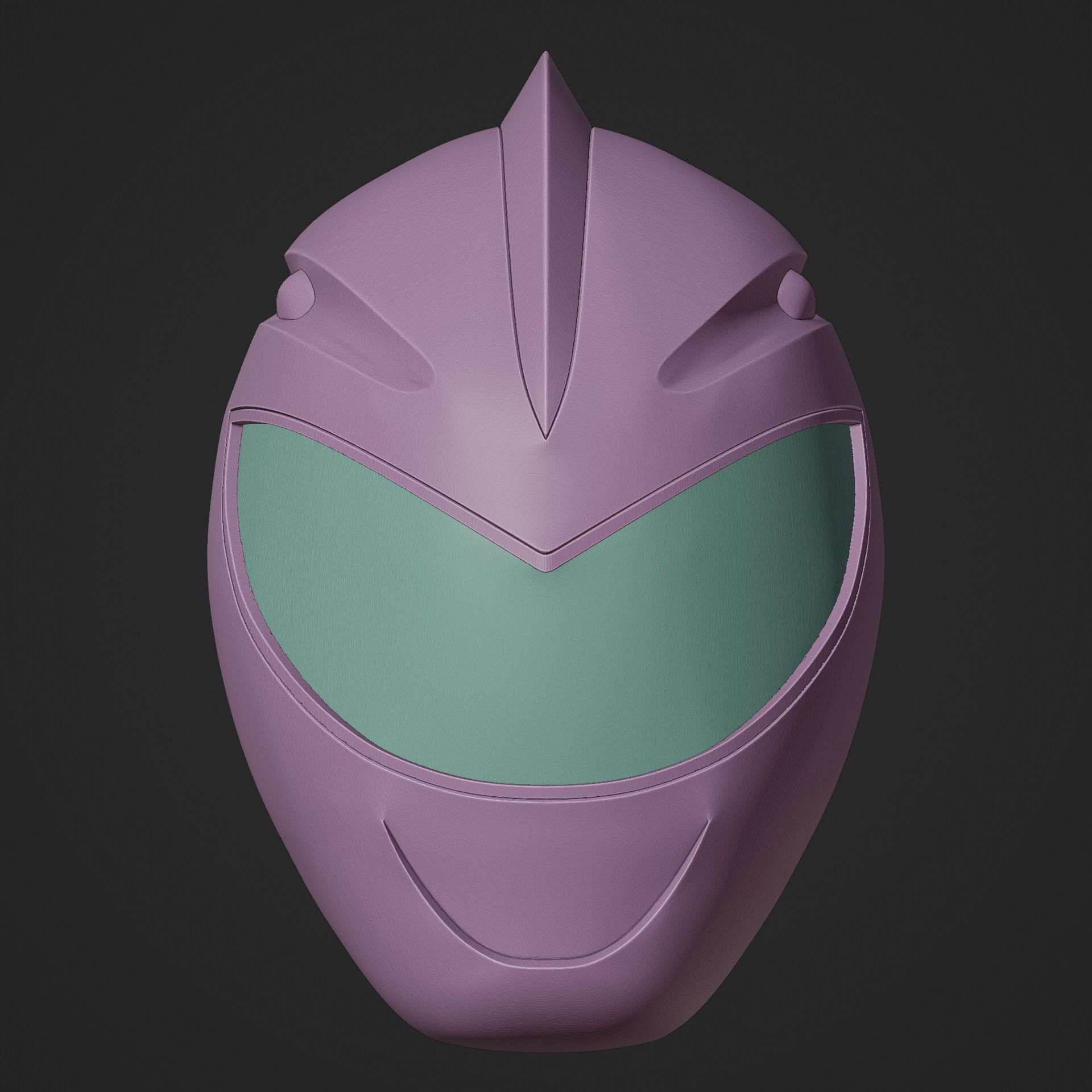 Dino Thunder Yellow Ranger Helmet 3D print model_4