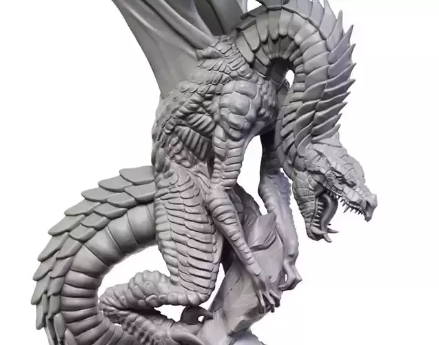 Angry Dragon 3D print model