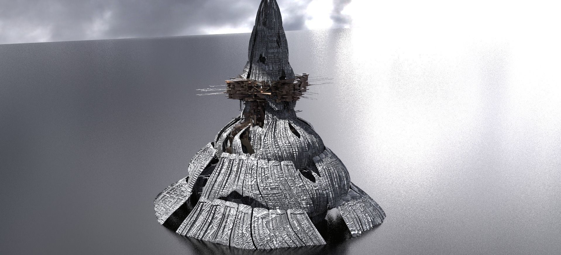 Fusion City Space 1  3D model_1