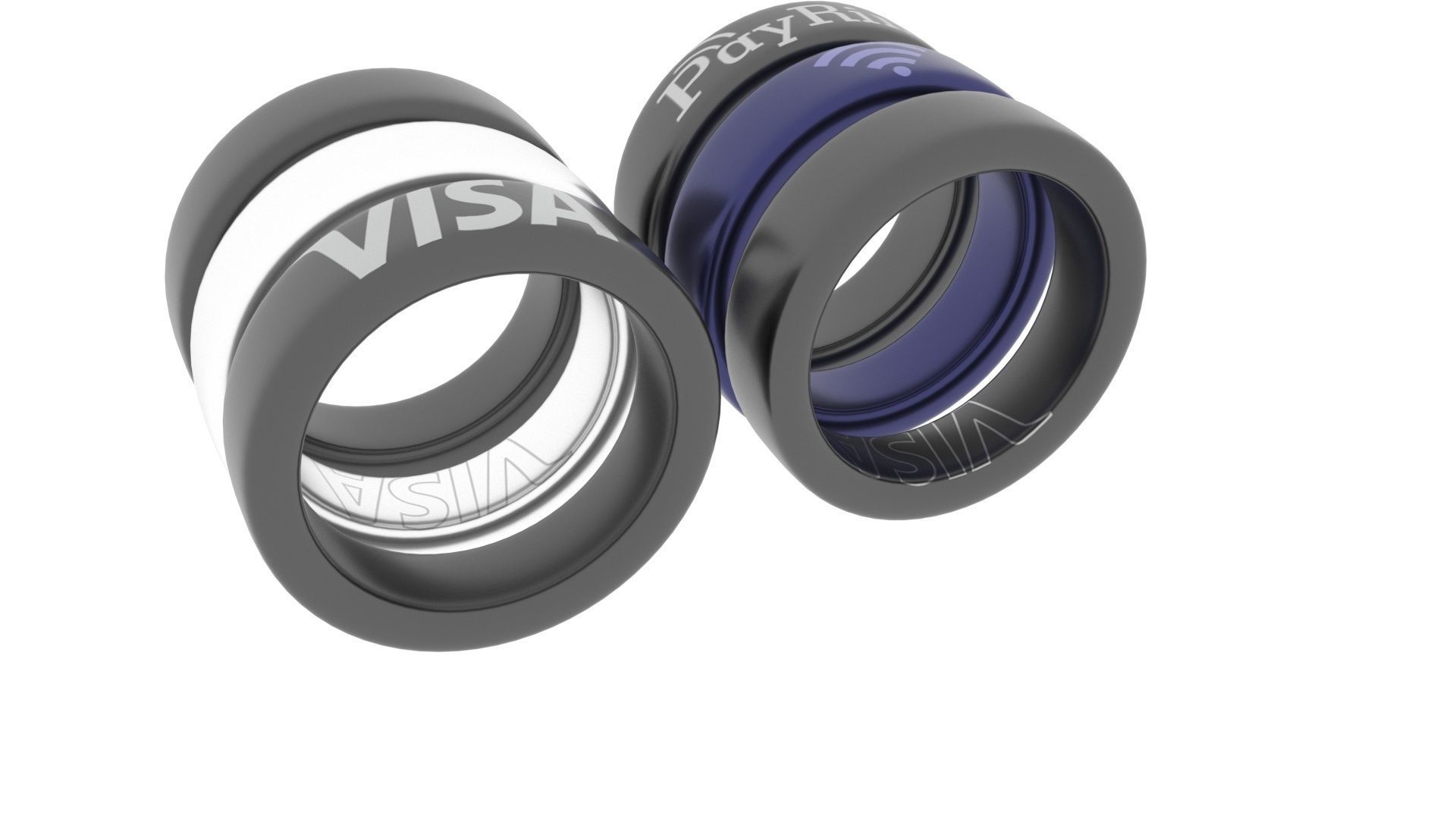 NFC Paying Smart Ring 3D model_15