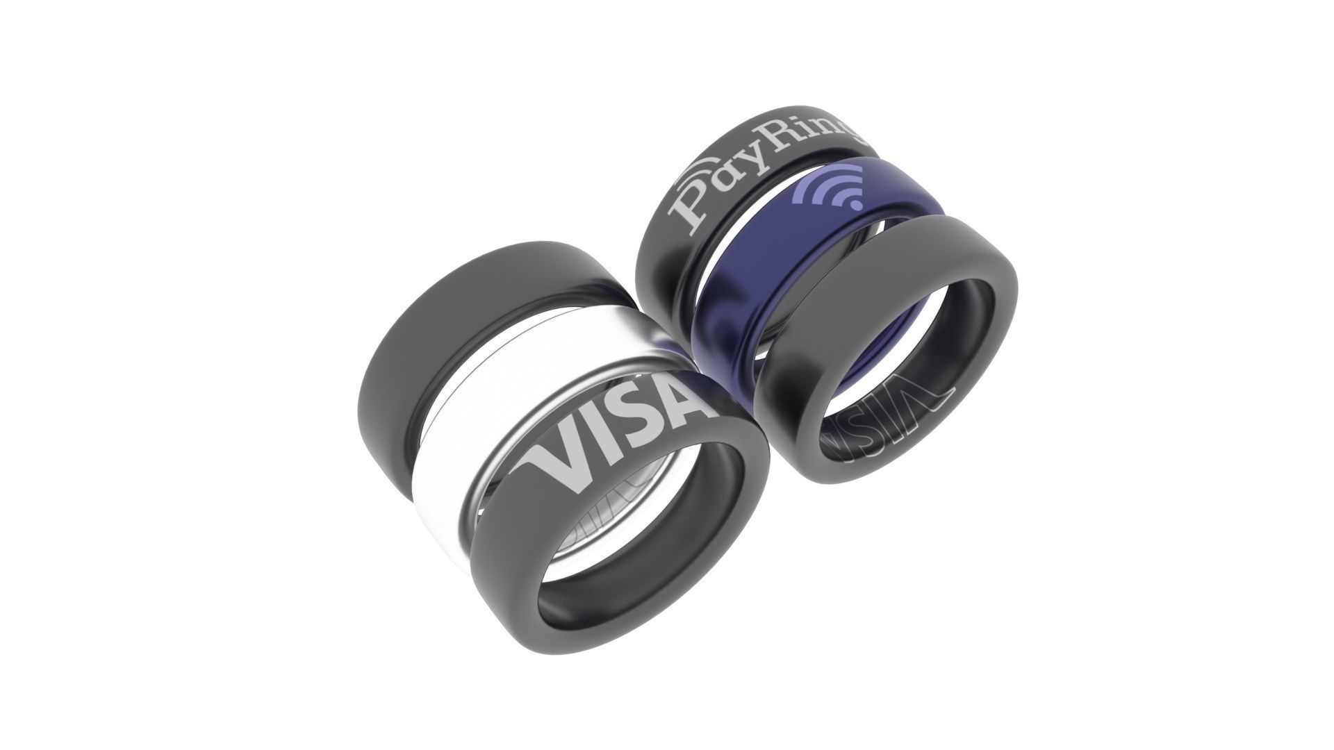 NFC Paying Smart Ring 3D model_14