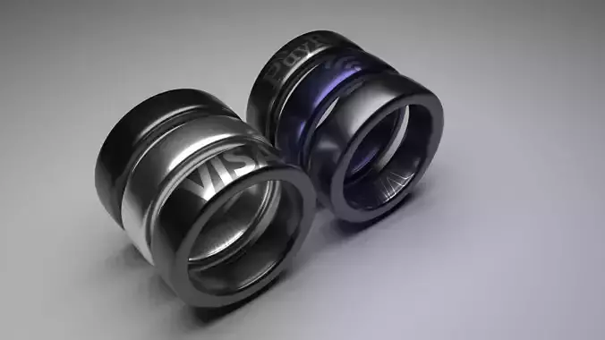NFC Paying Smart Ring 3D model