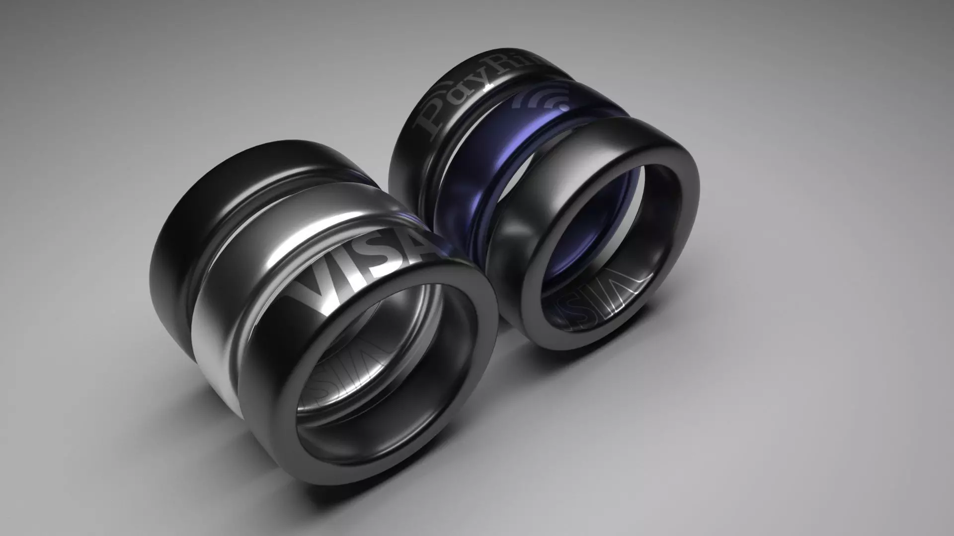 NFC Paying Smart Ring 3D model_0