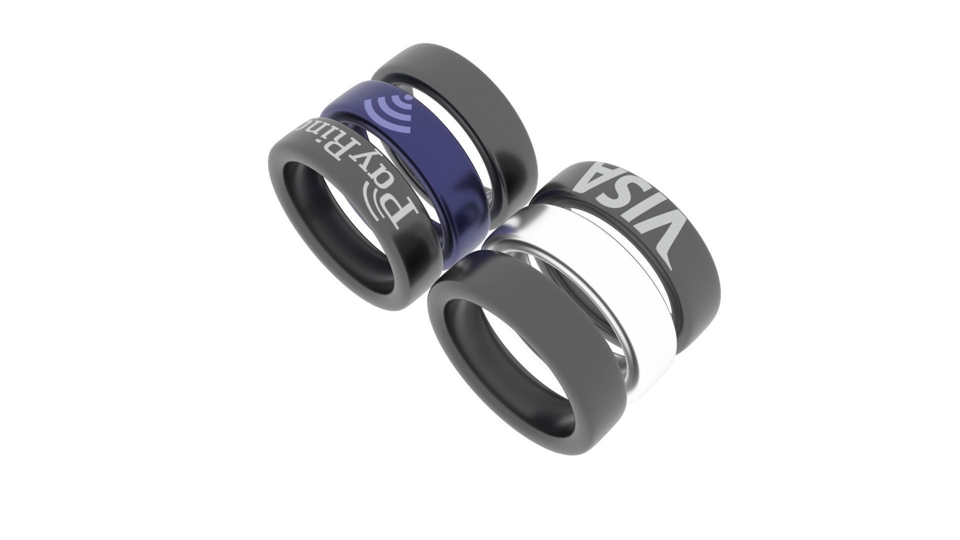 NFC Paying Smart Ring 3D model_13