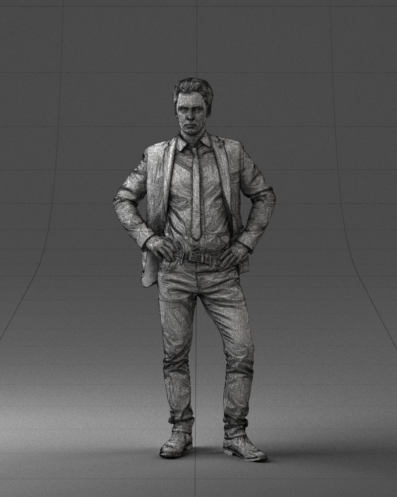 000002 Fashion man 0318 3D model_5