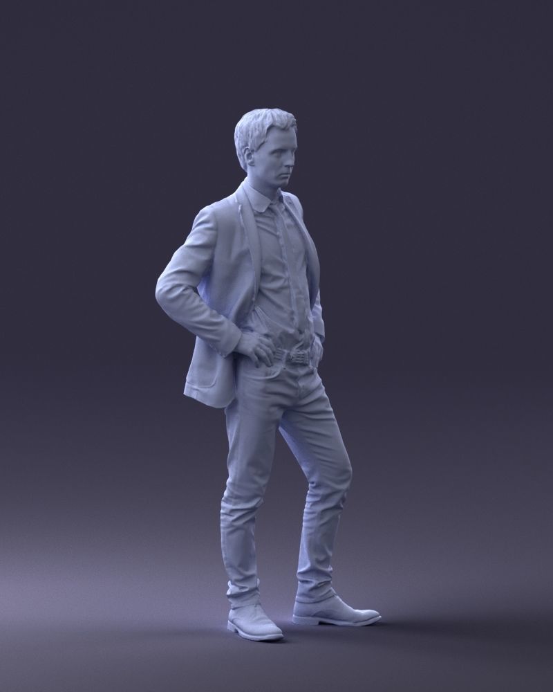 000002 Fashion man 0318 3D model_10