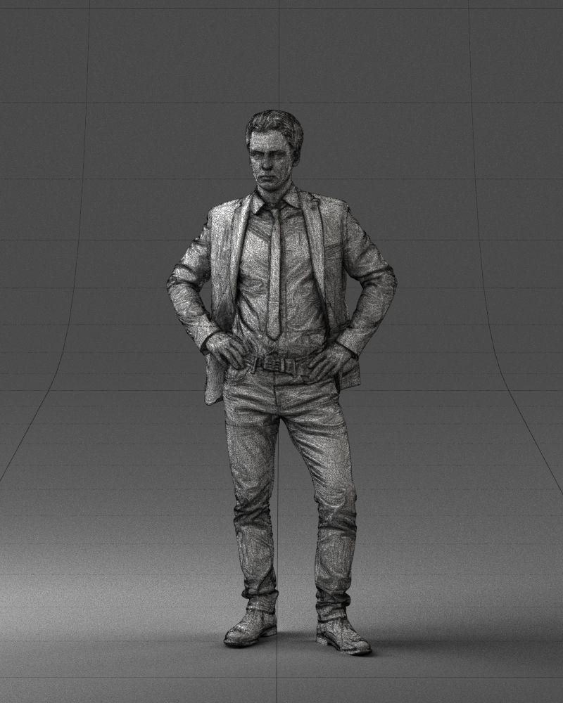 000002 Fashion man 0318 3D model_2