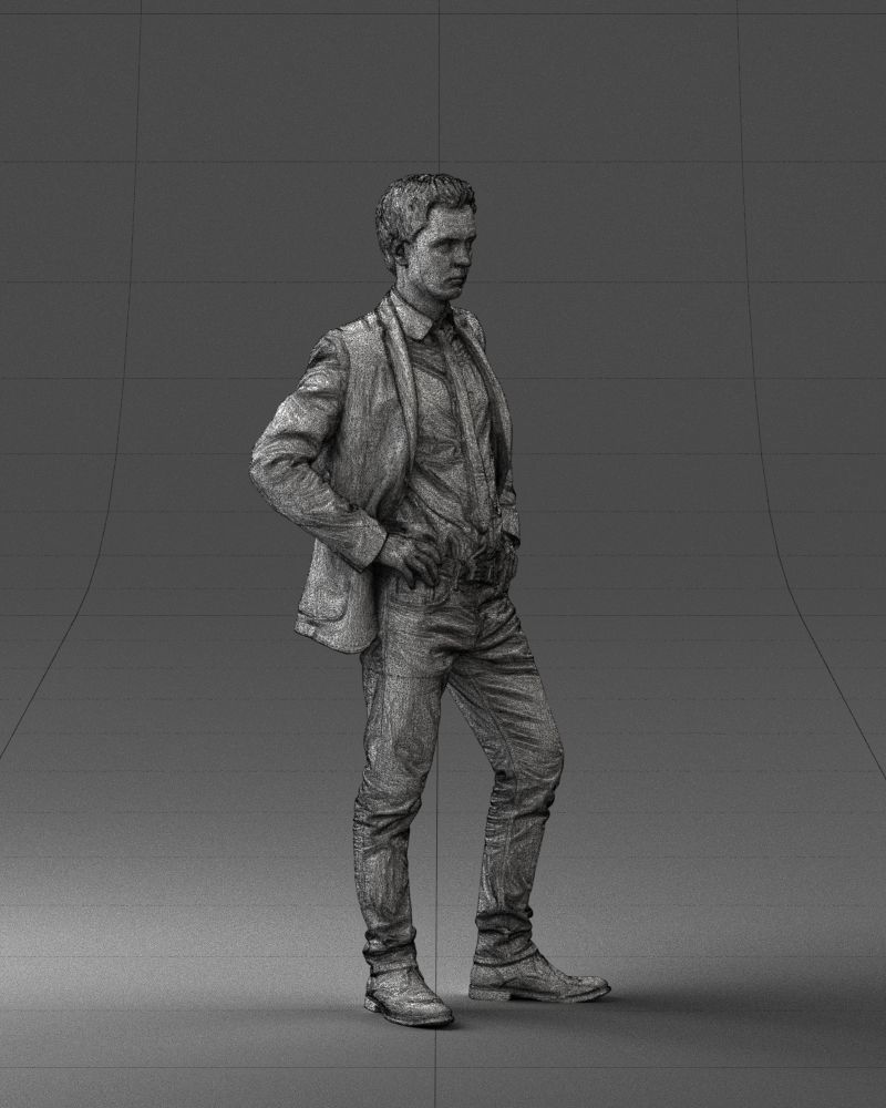 000002 Fashion man 0318 3D model_11