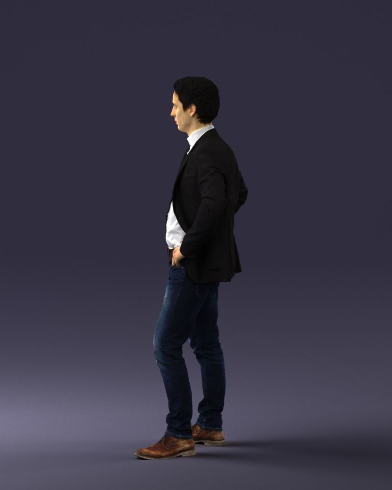 000002 Fashion man 0318 3D model_24