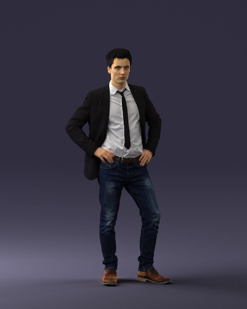 000002 Fashion man 0318 3D model_6