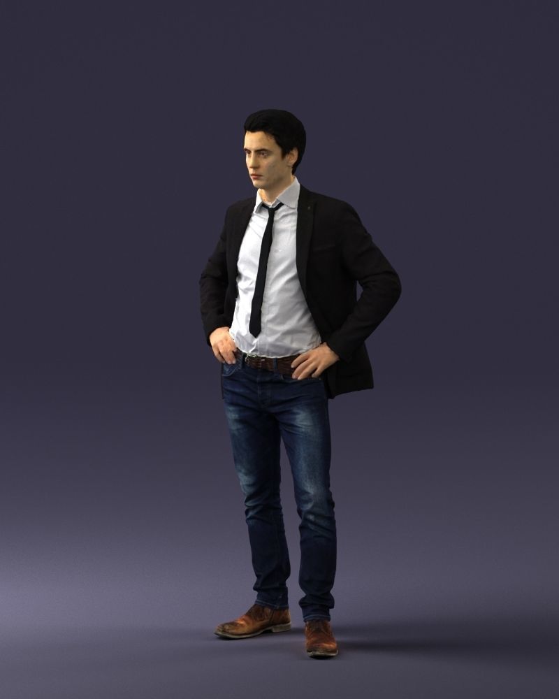 000002 Fashion man 0318 3D model_30