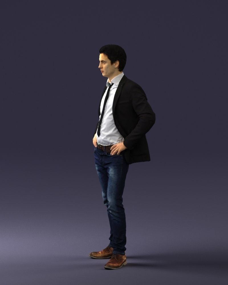 000002 Fashion man 0318 3D model_27