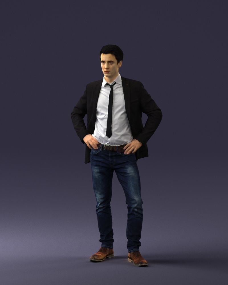 000002 Fashion man 0318 3D model_33