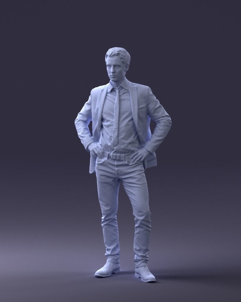 000002 Fashion man 0318 3D model_34