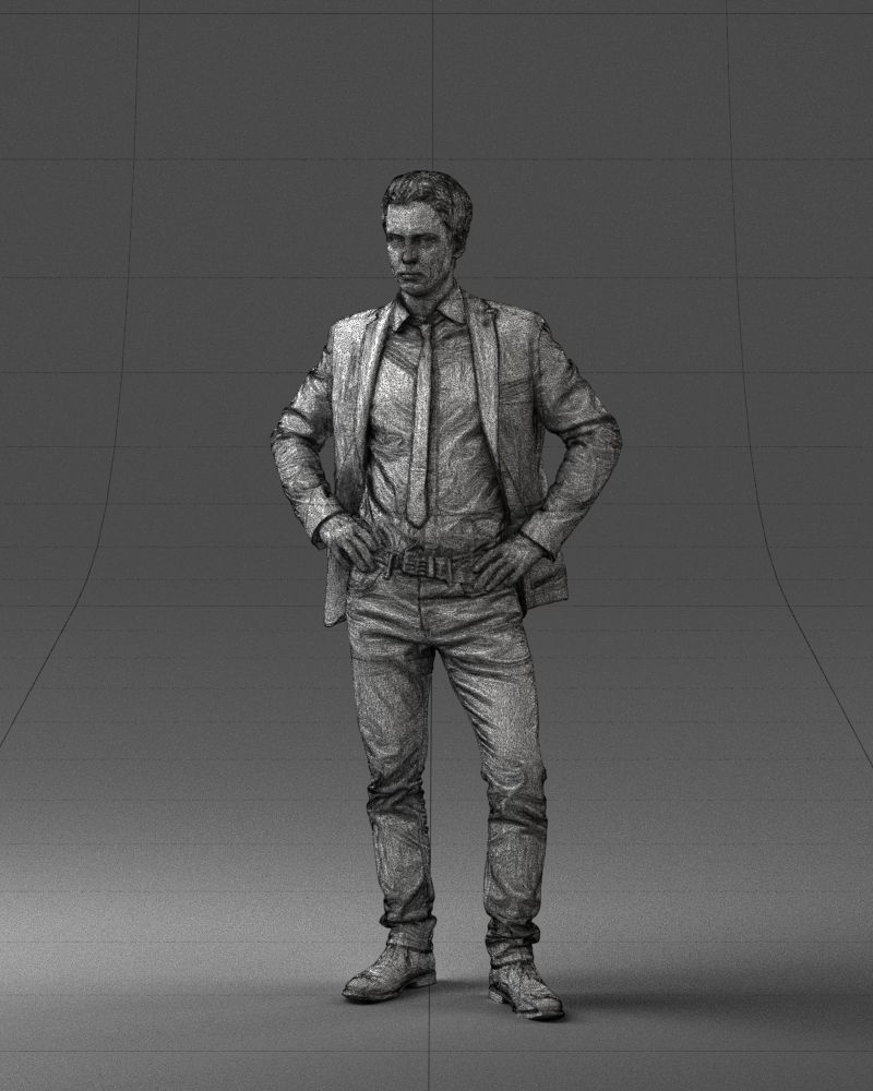 000002 Fashion man 0318 3D model_35
