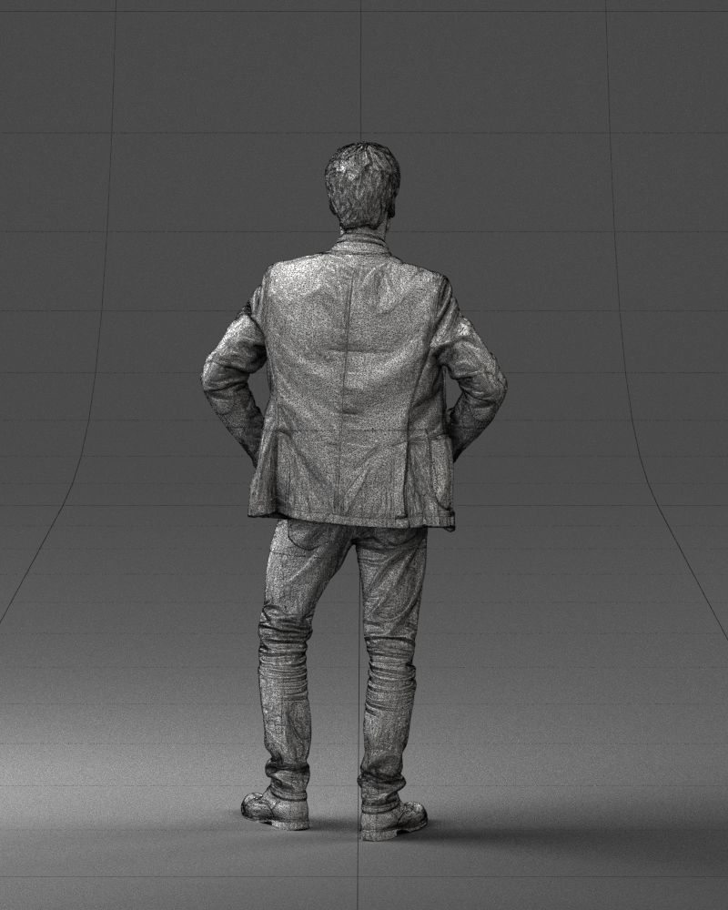 000002 Fashion man 0318 3D model_20