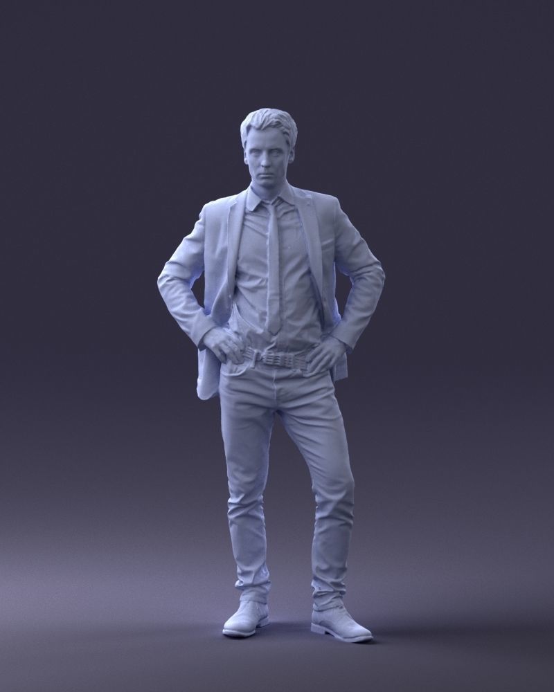 000002 Fashion man 0318 3D model_4