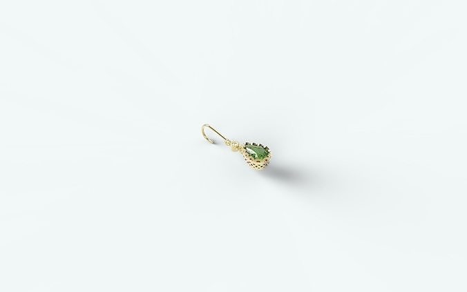 Dangle earring 3D print model
