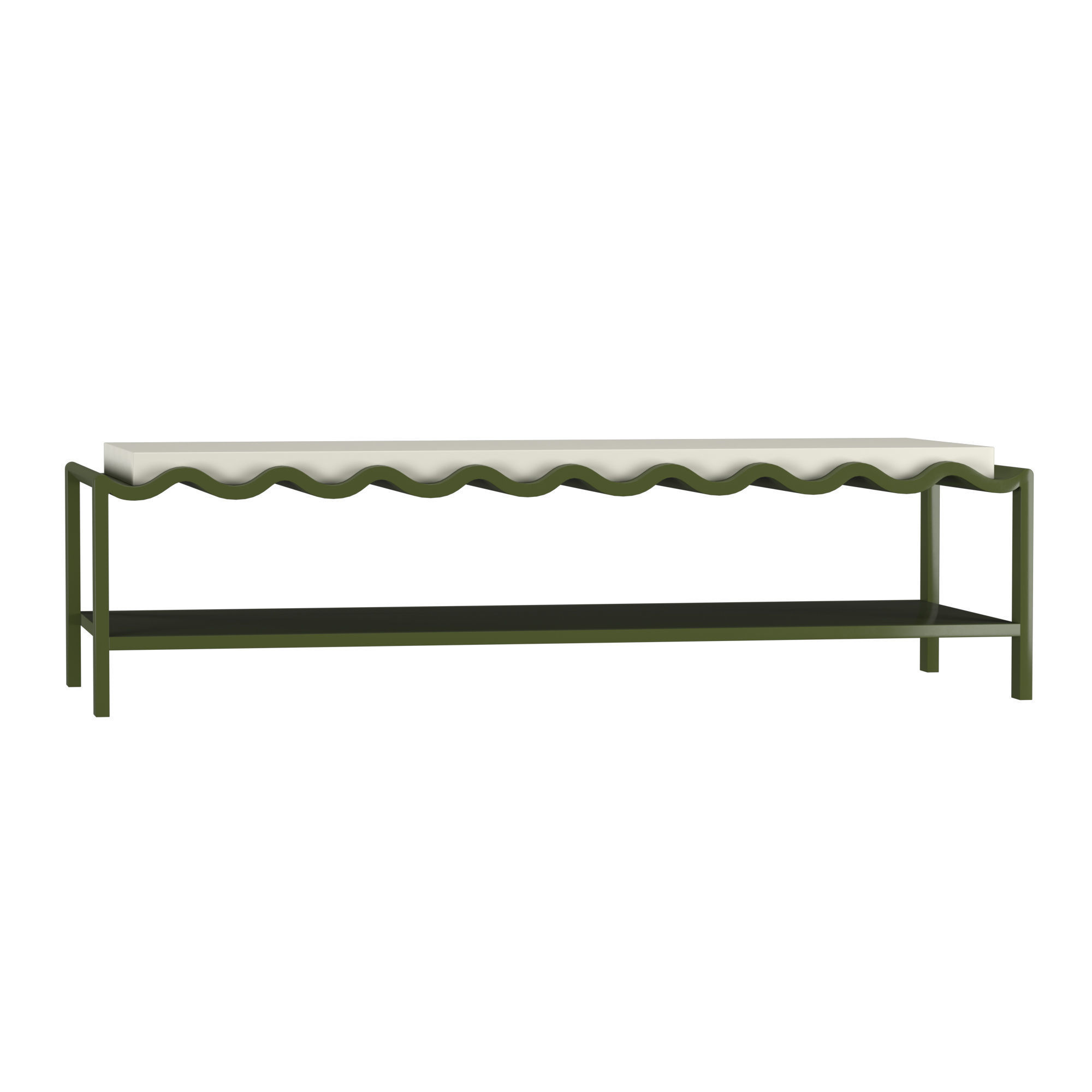 COLAGNE coffee table with scalloped edge 3D model_4