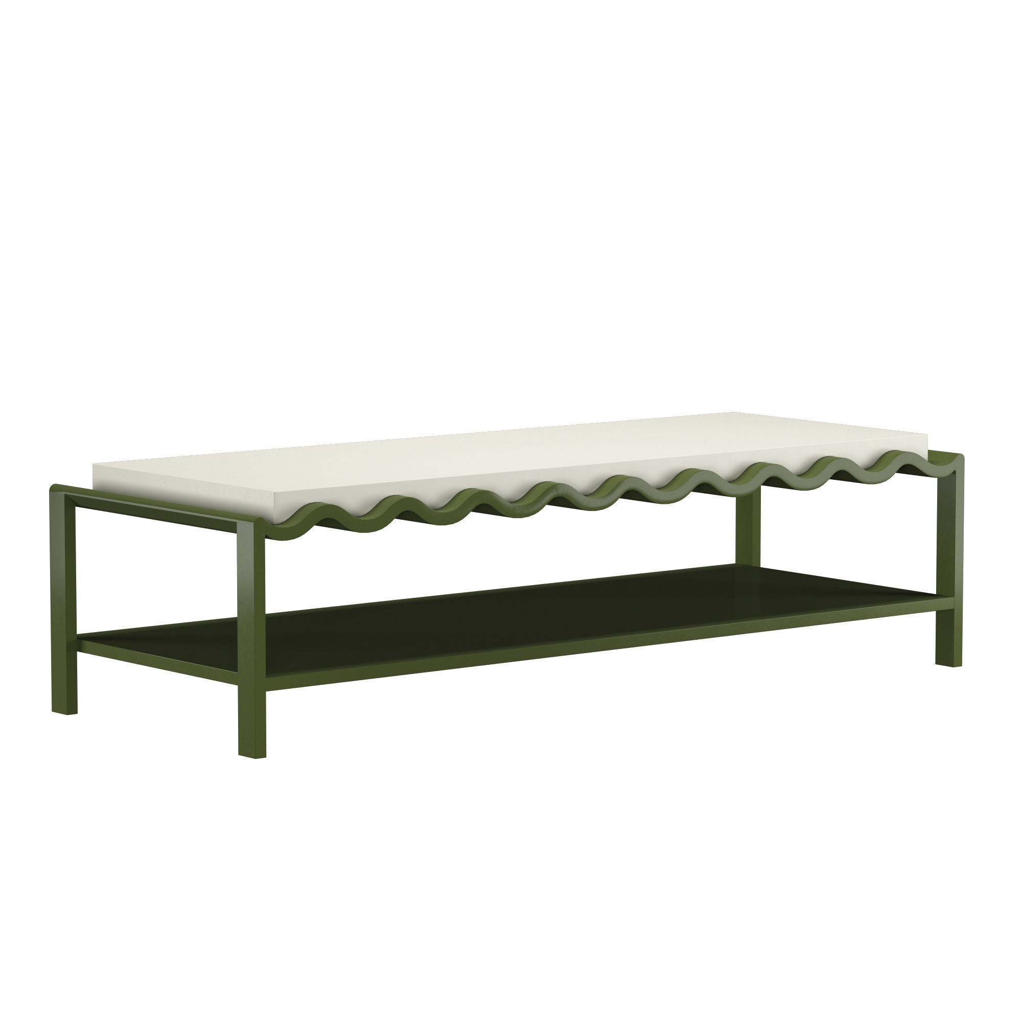 COLAGNE coffee table with scalloped edge 3D model_1