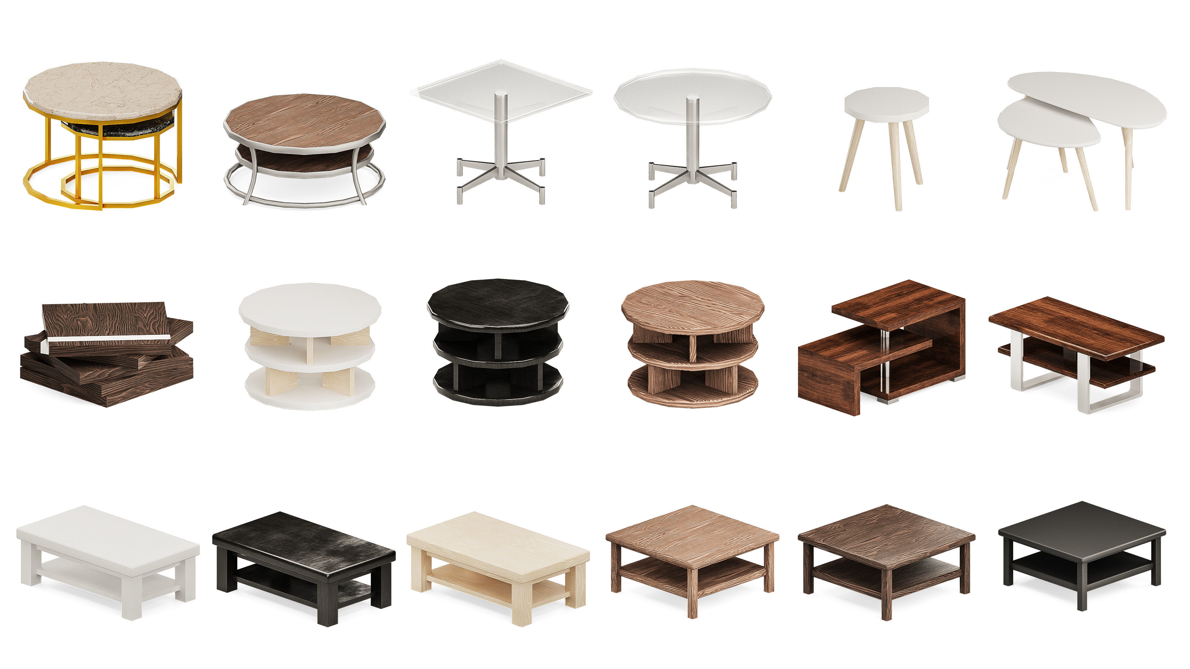 Interior Realistic Low-poly 3D model_48