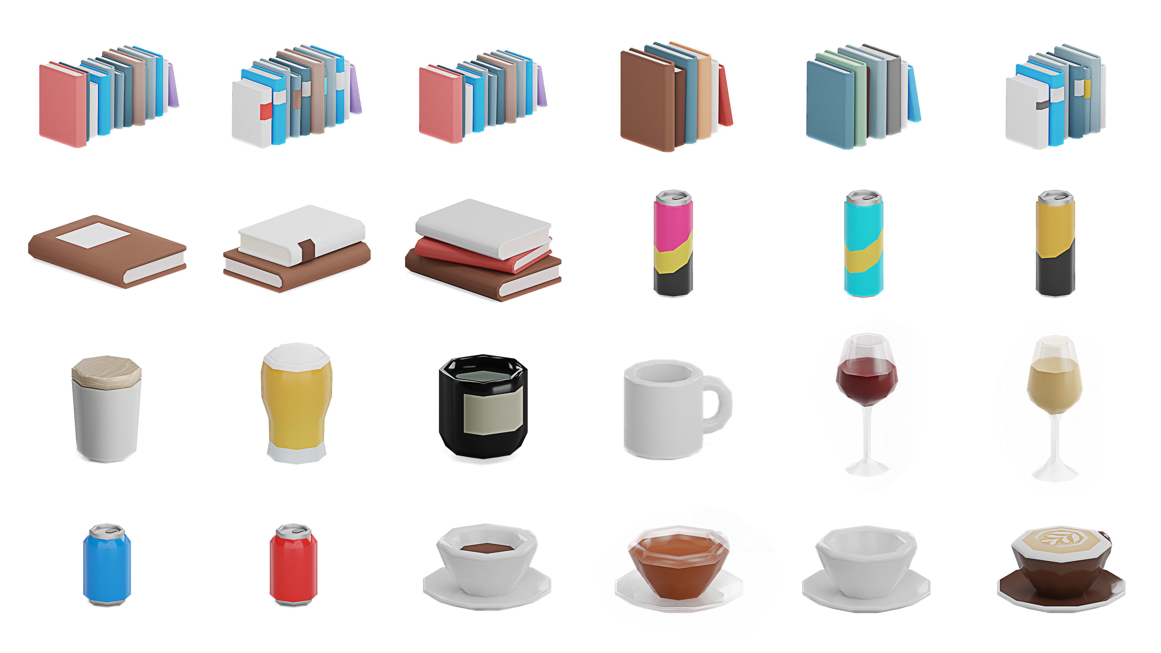 Interior Realistic Low-poly 3D model_84