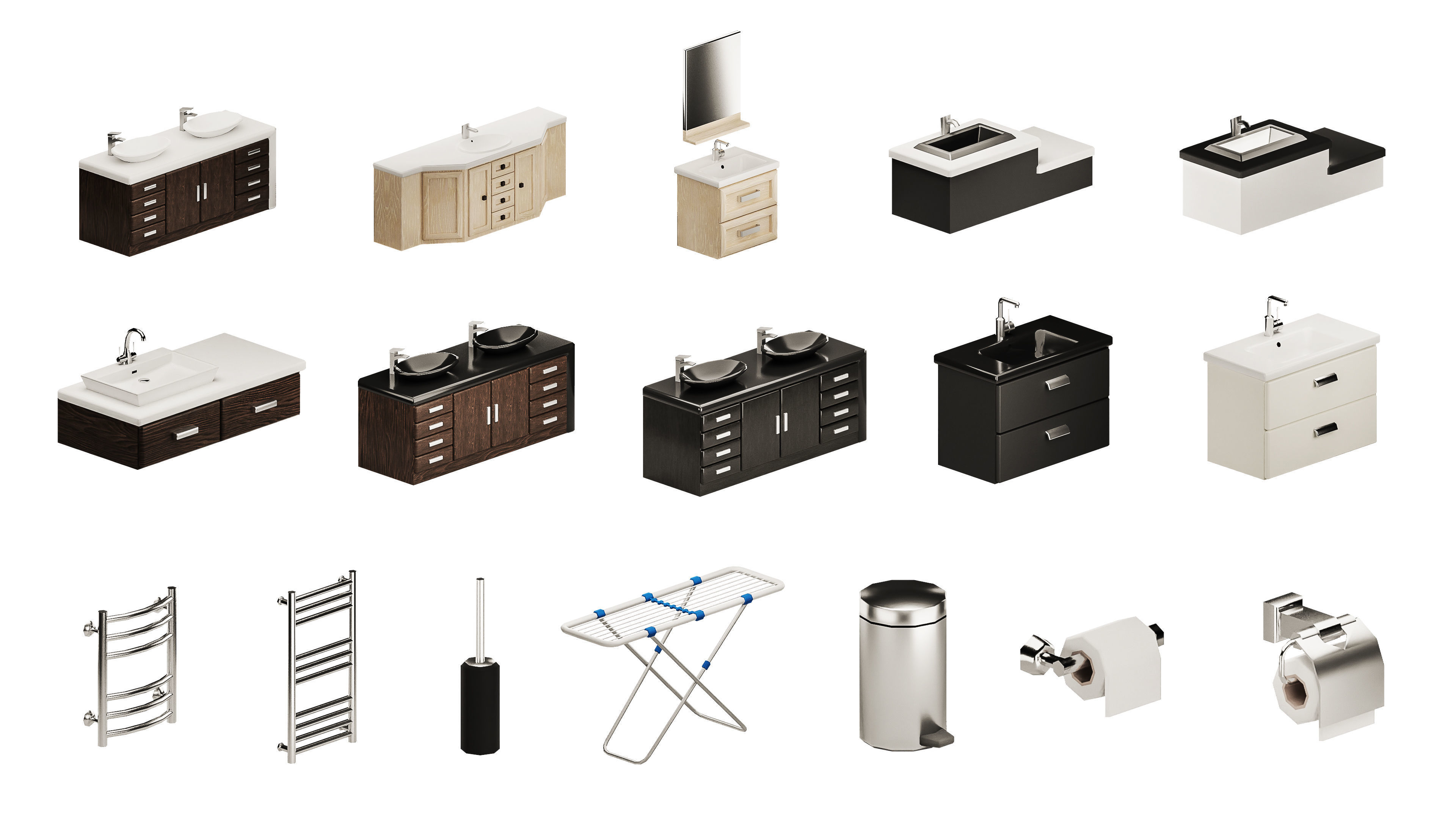 Interior Realistic Low-poly 3D model_56