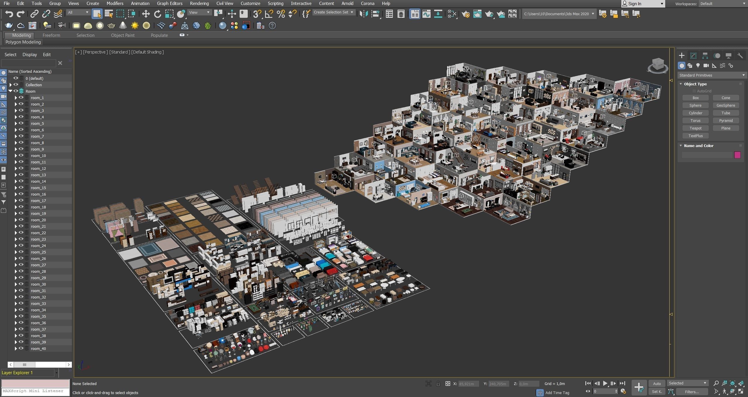 Interior Realistic Low-poly 3D model_88