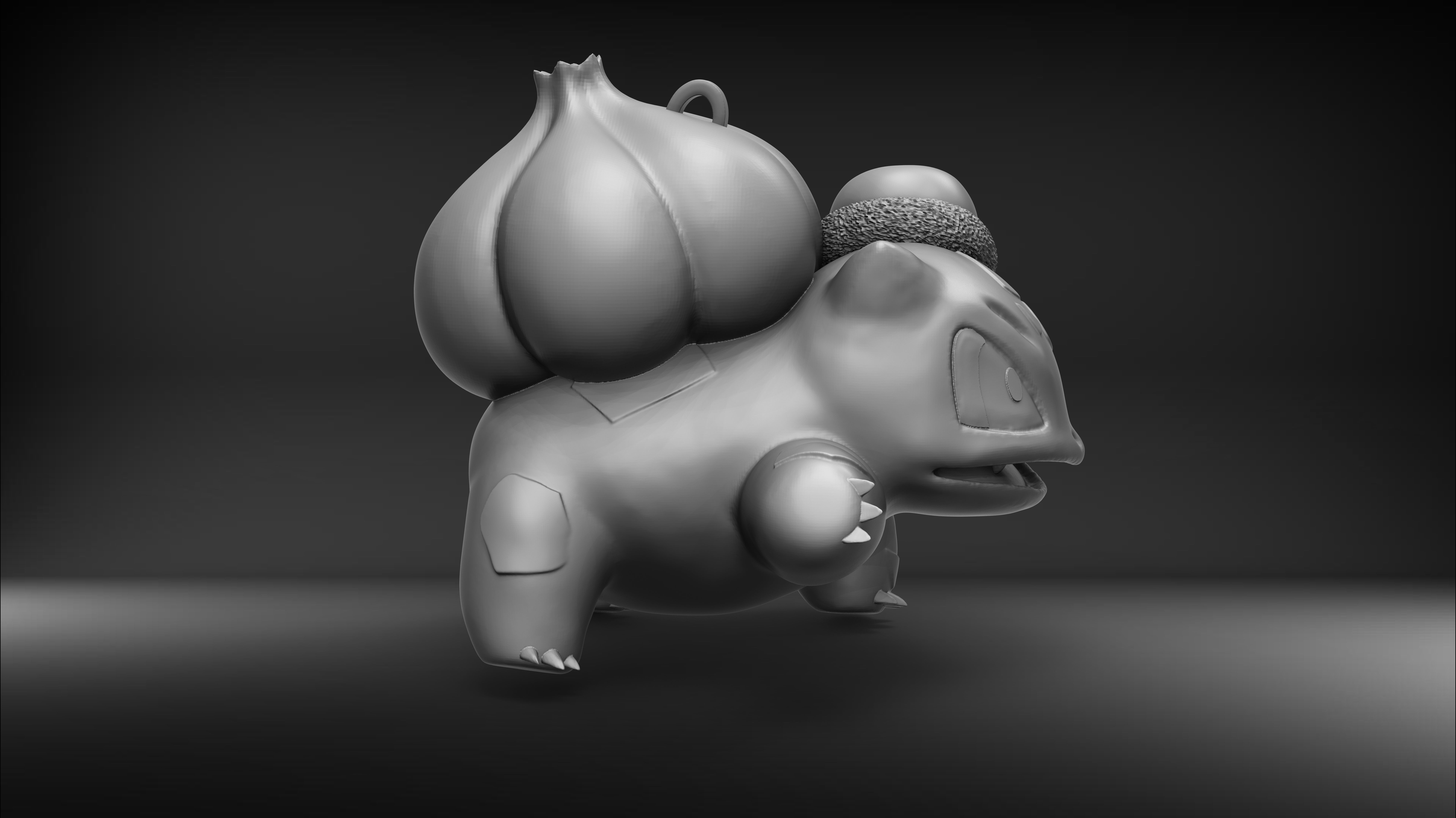 BULBASAUR - POKEMON CHRISTMAS ORNAMENT 3D print model_2