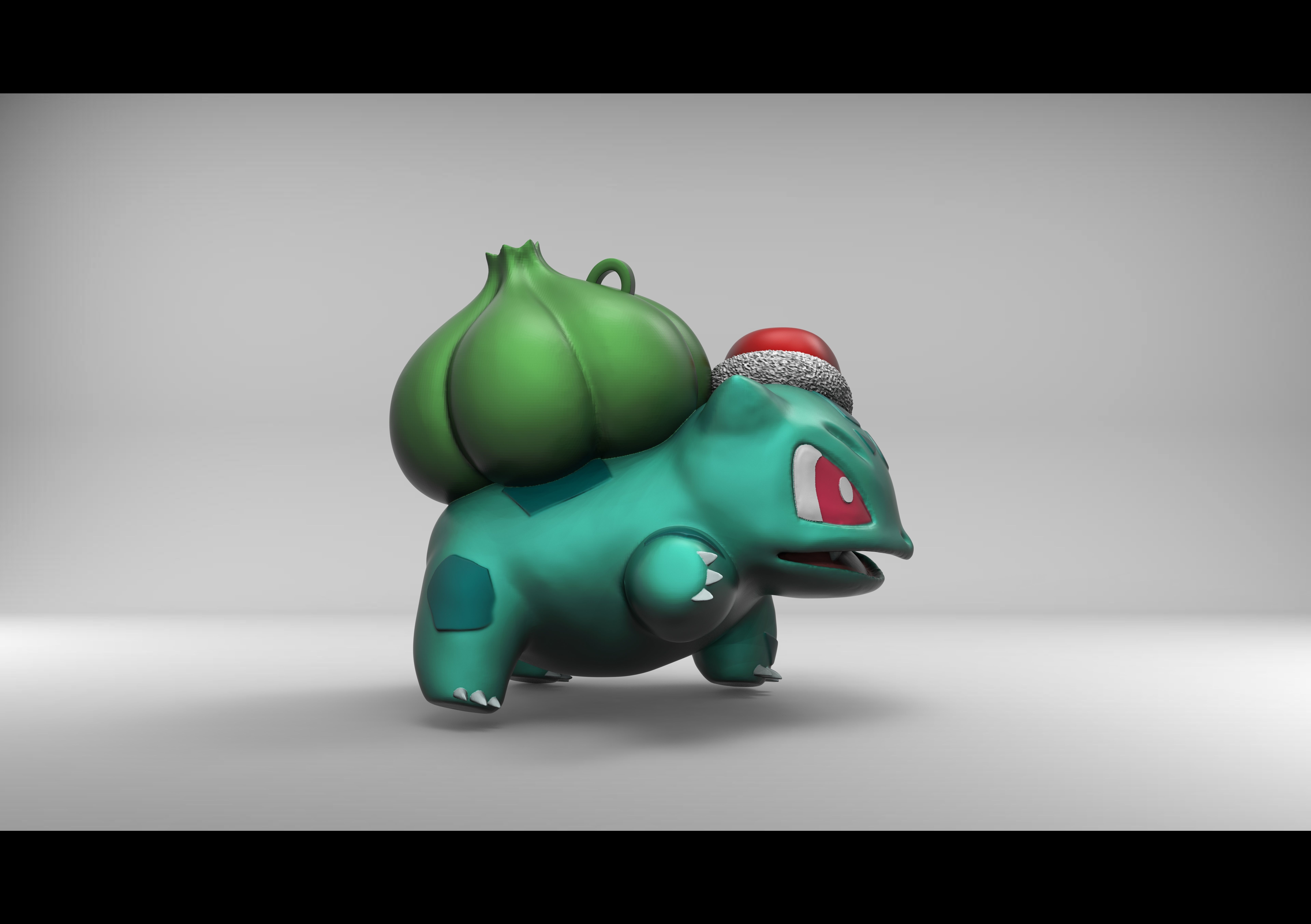 BULBASAUR - POKEMON CHRISTMAS ORNAMENT 3D print model_6