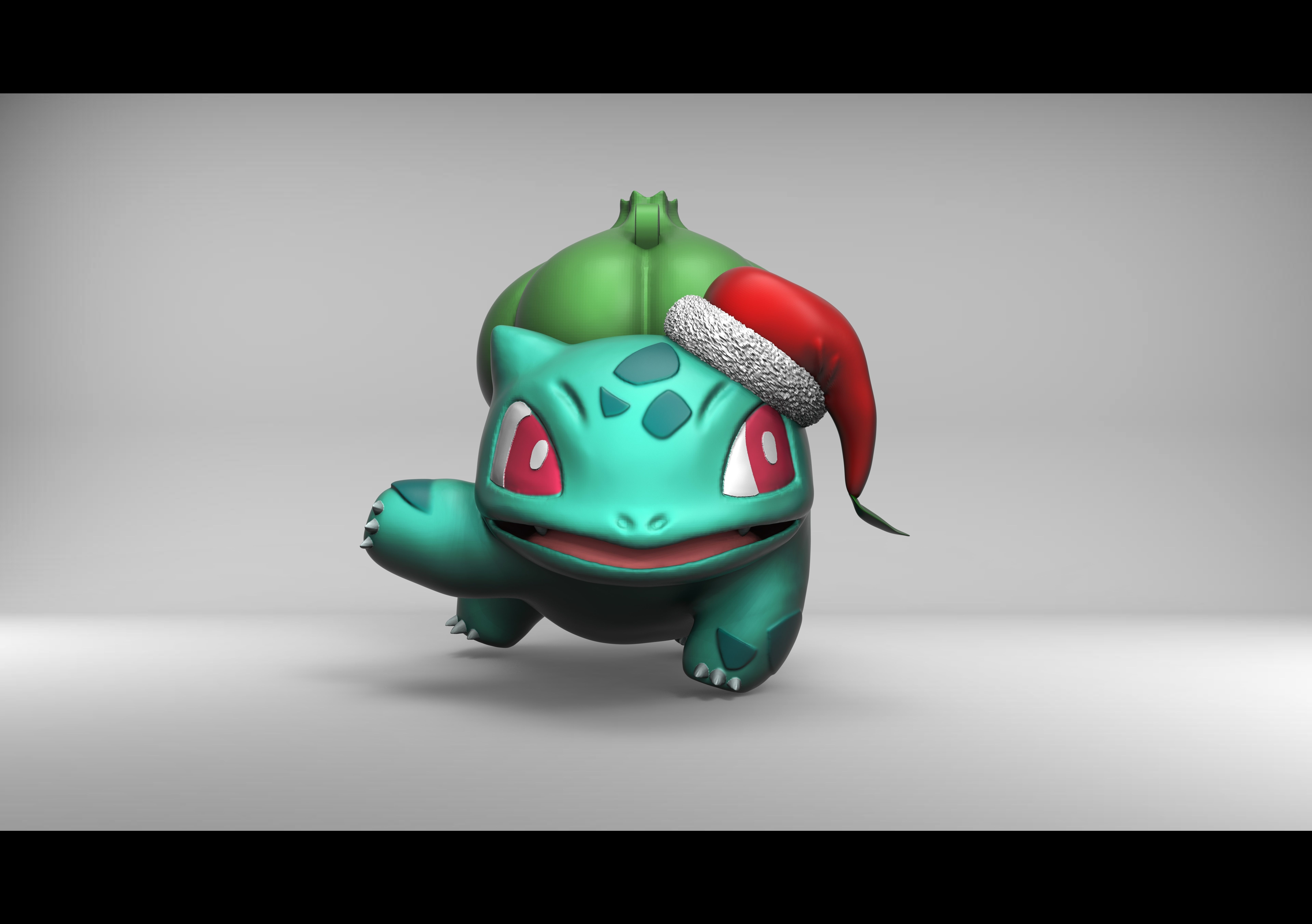 BULBASAUR - POKEMON CHRISTMAS ORNAMENT 3D print model_4