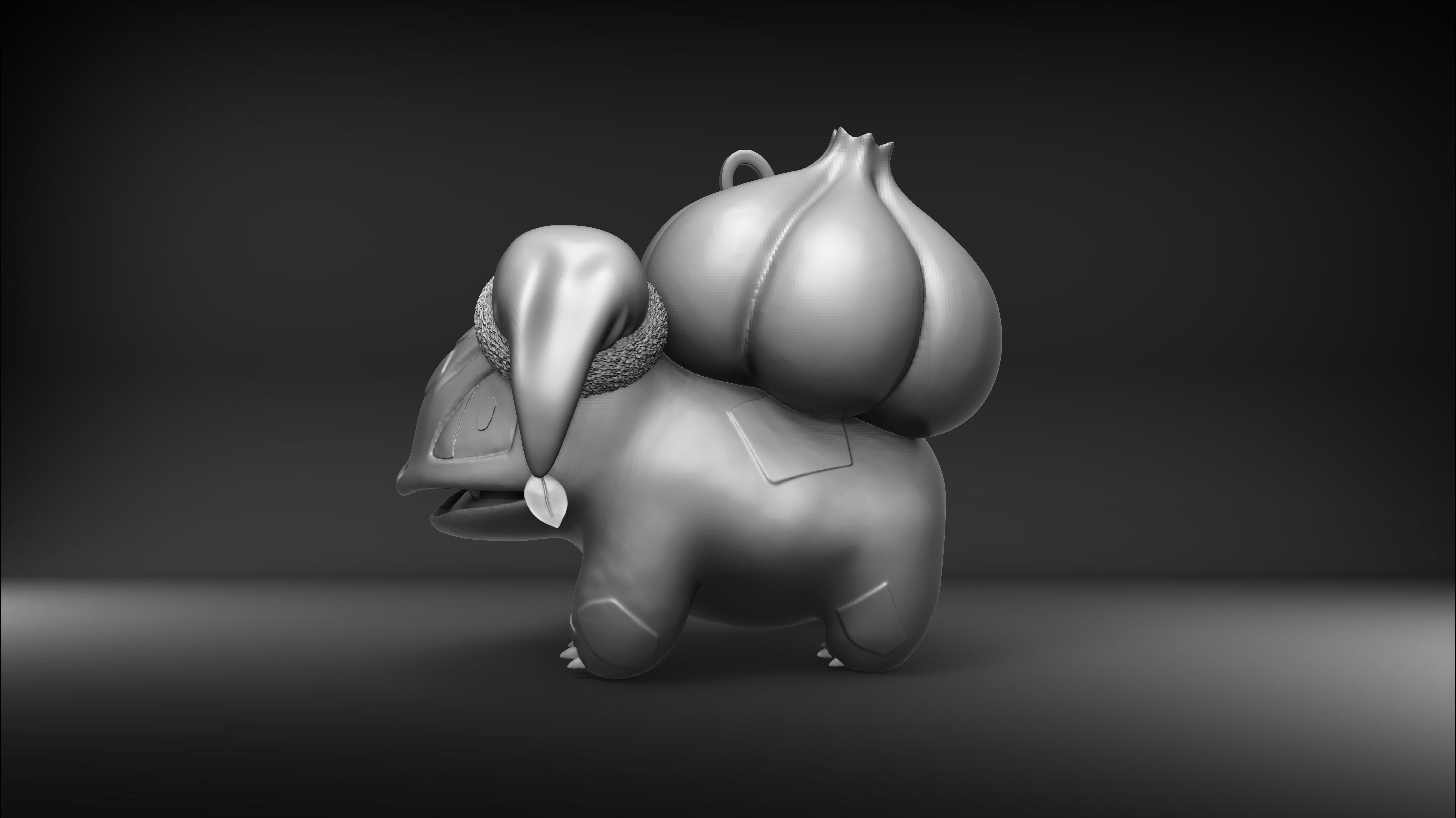 BULBASAUR - POKEMON CHRISTMAS ORNAMENT 3D print model_1