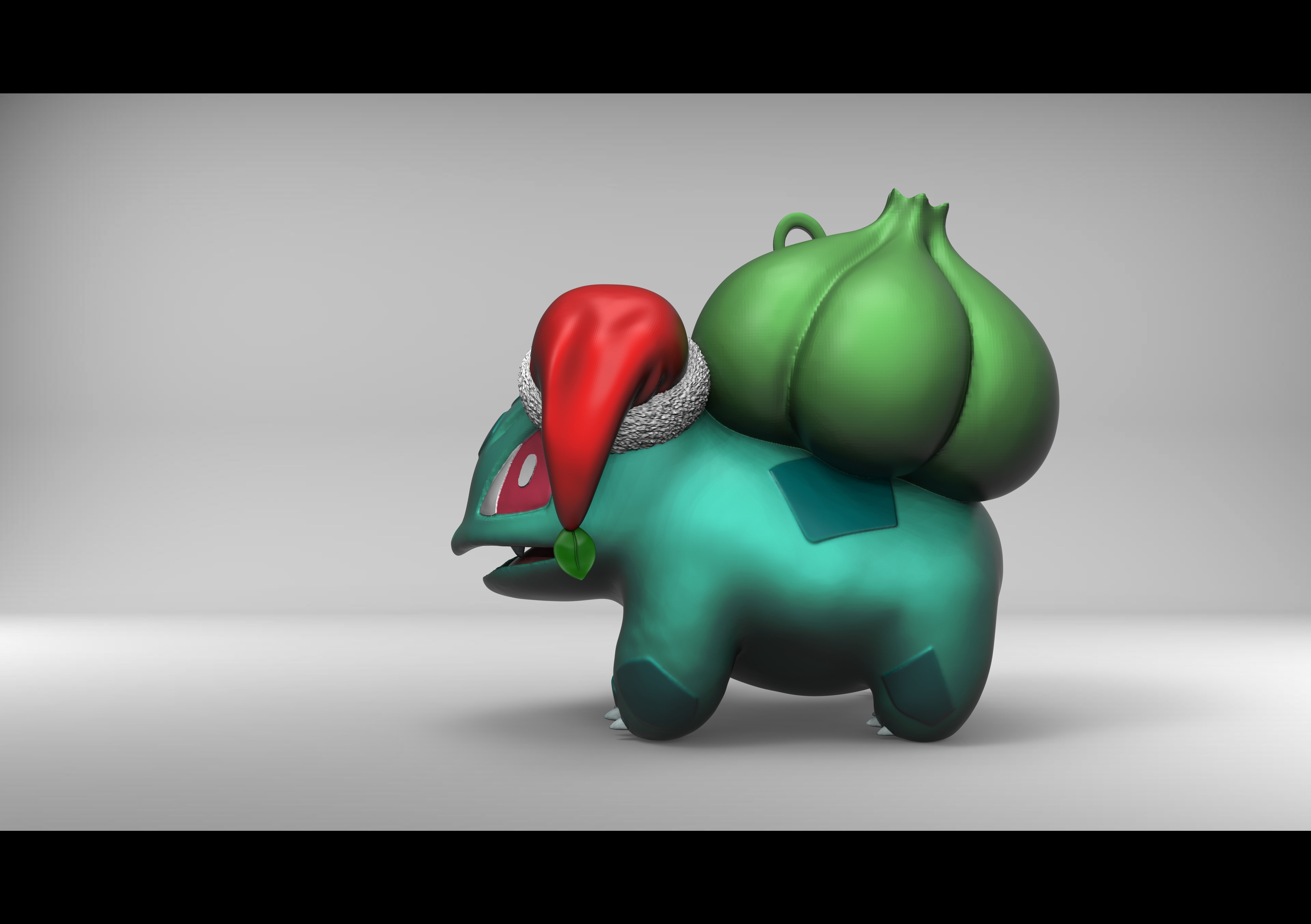 BULBASAUR - POKEMON CHRISTMAS ORNAMENT 3D print model_5