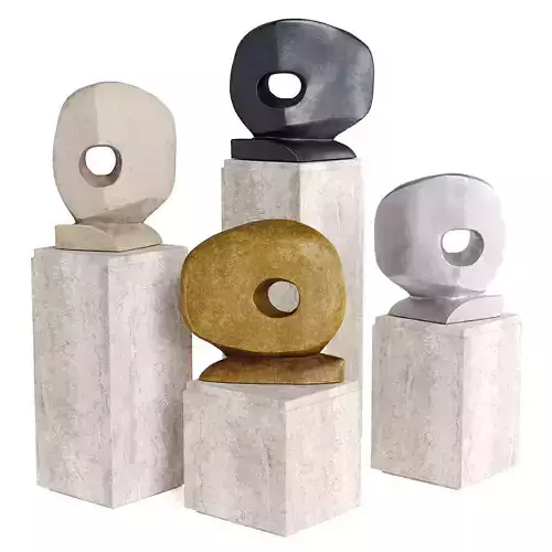 Abstract torus sculpture