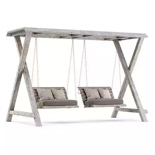 Eric Wooden Single Garden swing by Bpoint Design 