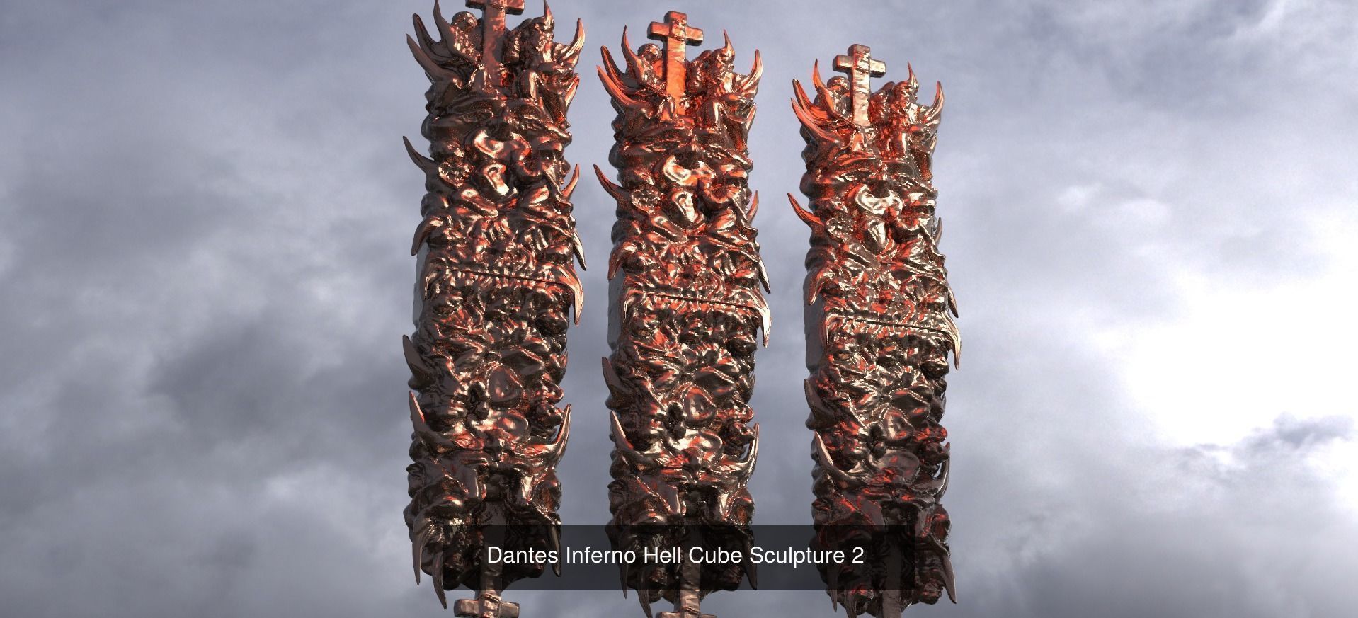 Hellraiser Cube City  3D Model Collection_11