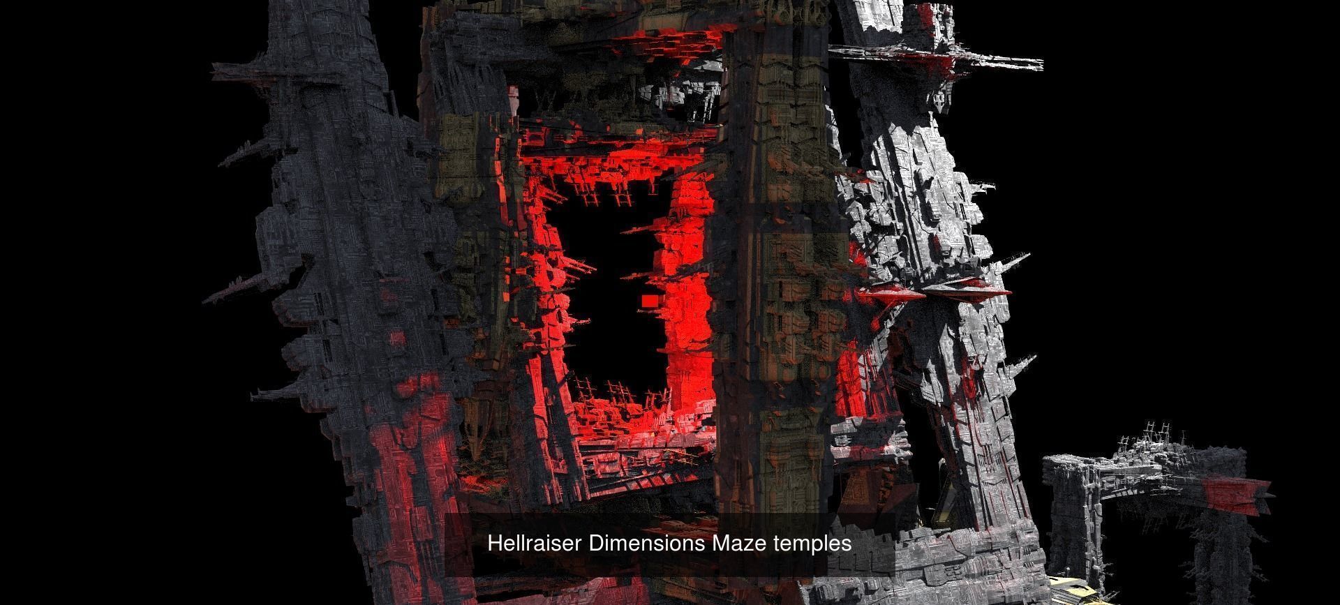 Hellraiser Cube City  3D Model Collection_1