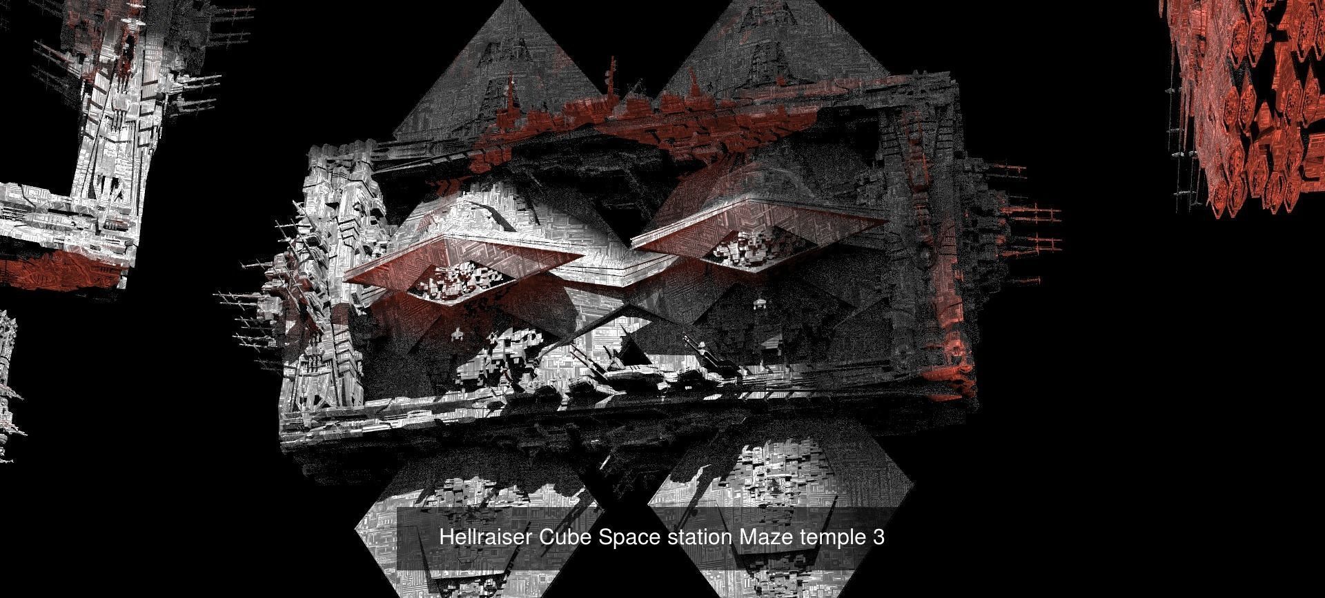 Hellraiser Cube City  3D Model Collection_4