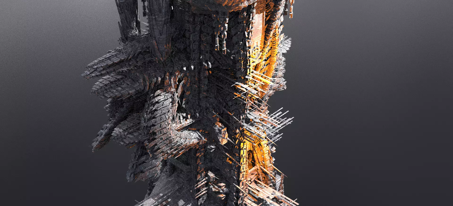 Fusion Core Towers Spire Kit bash 3D model_0