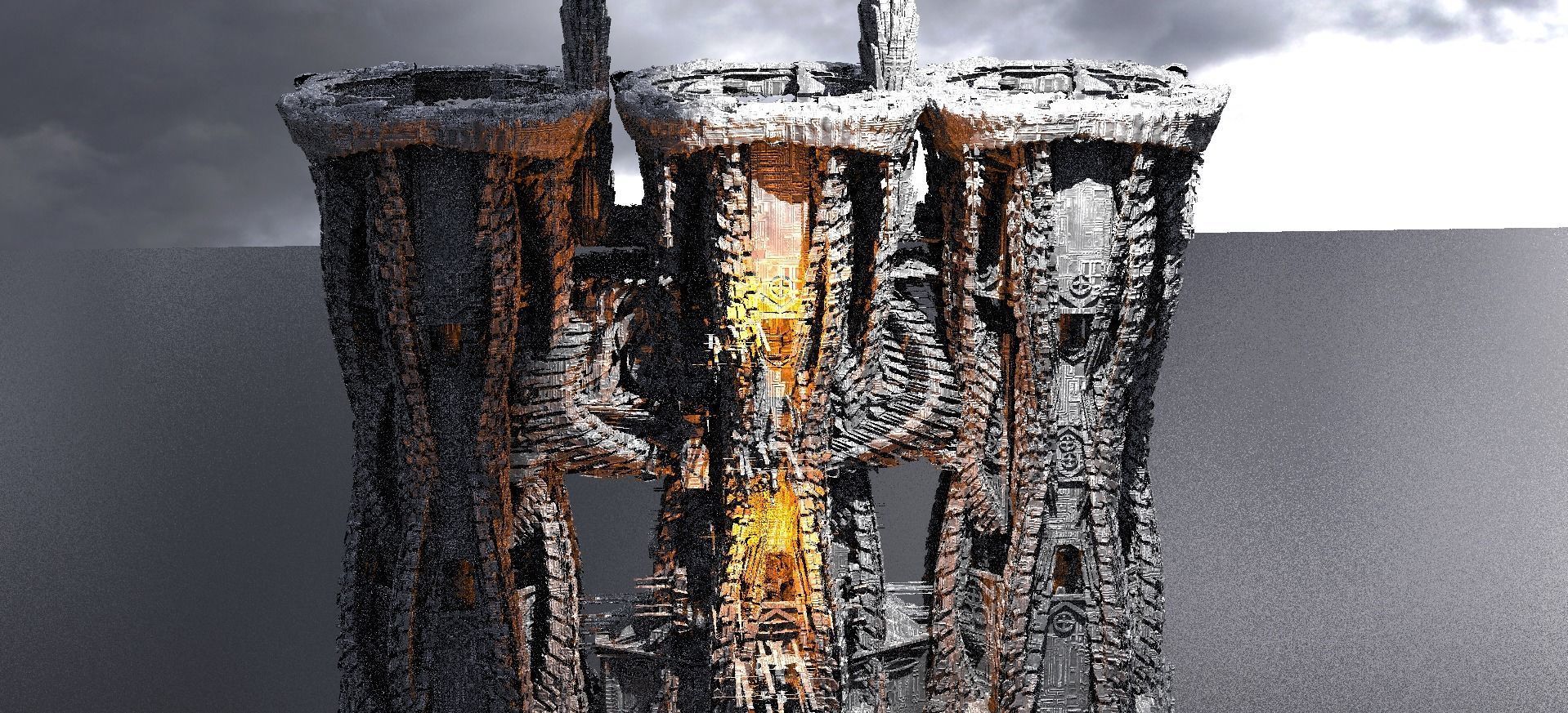 Energy Fusion Core Towers  3D model_2