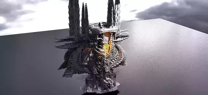 Energy Spiral Fusion Core Towers Kitbash