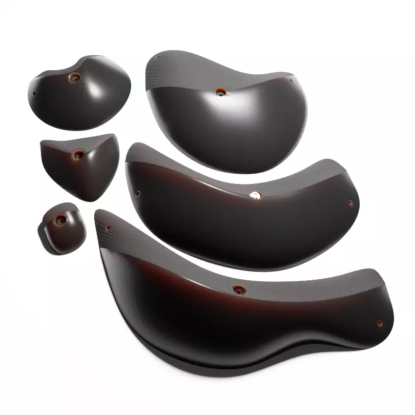 Rock Climbing Holds - Full Size - Rizz 3D model_0