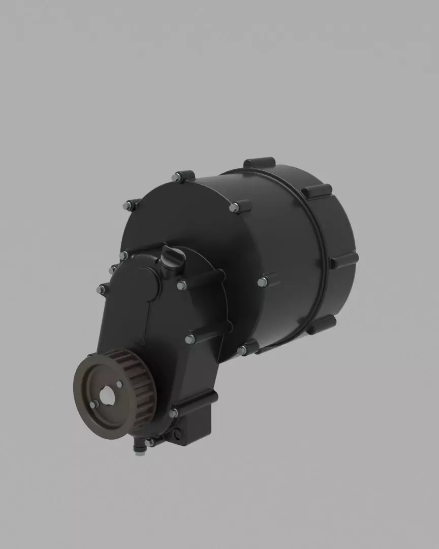 electric motor for motorcycle 3D model