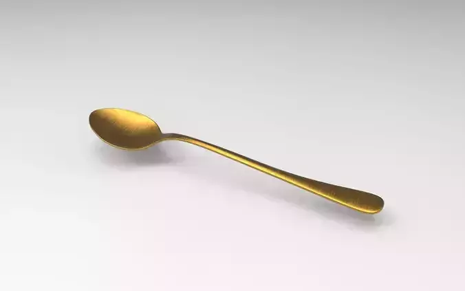 Metal Spoon 3d printed 3D print model