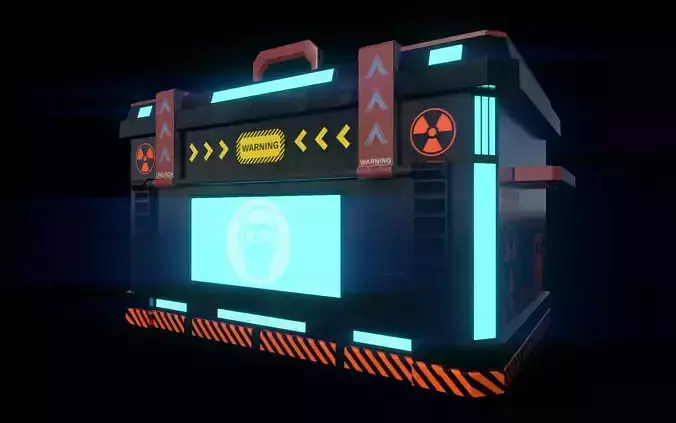 Crate sci-fi briefcase -