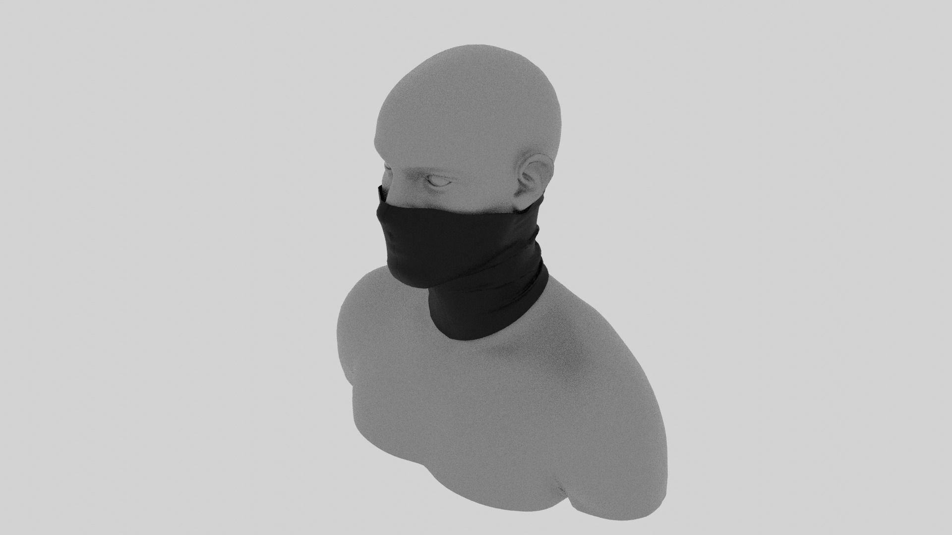 Mask Clo3d Marvelous  Low-poly 3D model_3