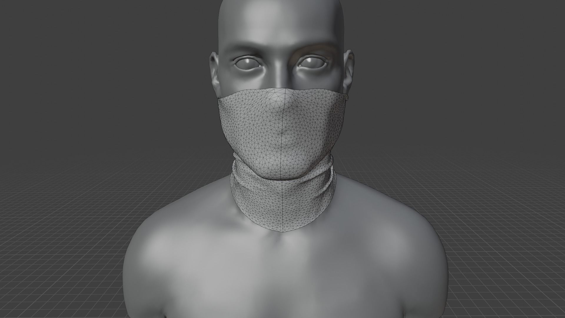 Mask Clo3d Marvelous  Low-poly 3D model_8