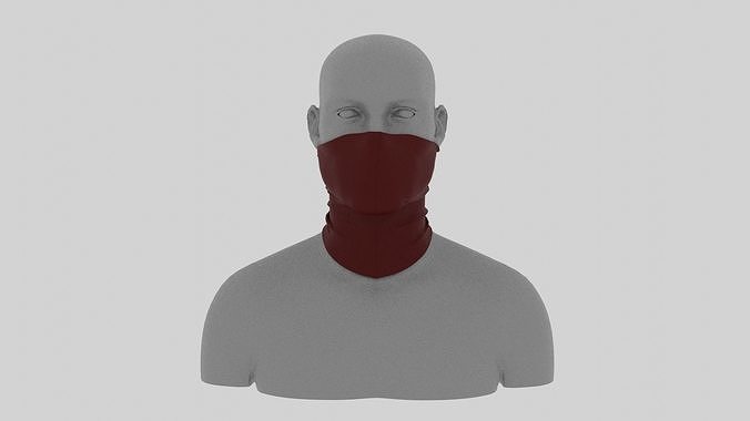 Mask Clo3d Marvelous  Low-poly 3D model