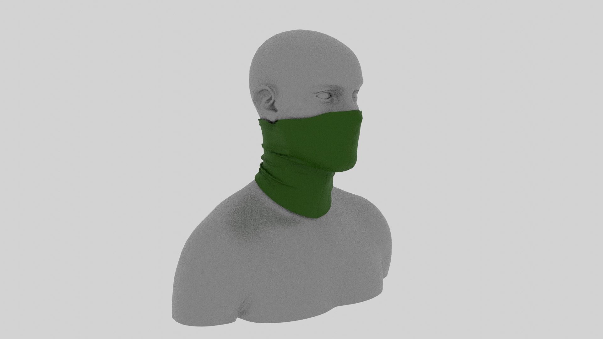 Mask Clo3d Marvelous Low-poly 3D model_2