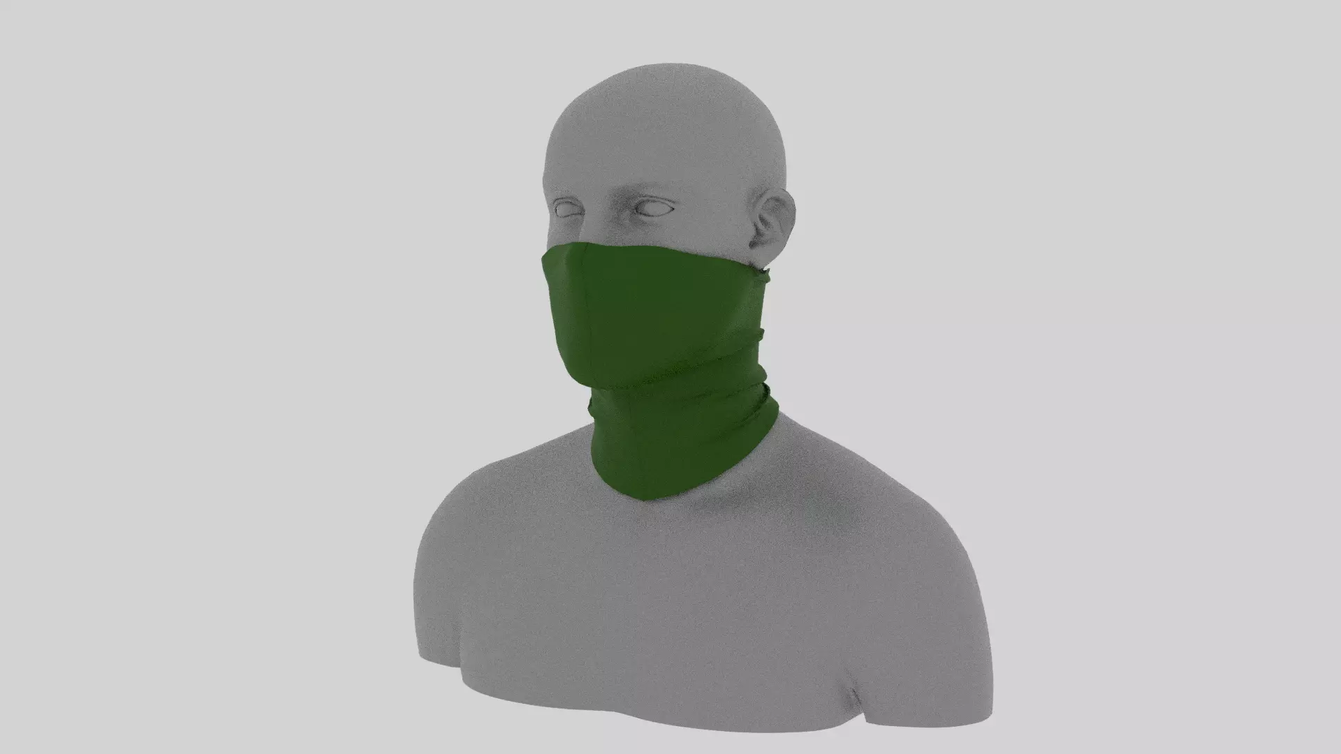 Mask Clo3d Marvelous Low-poly 3D model_0